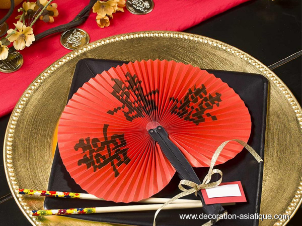 Une décoration de mariage asiatique